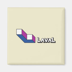 Aimant Flag of Laval (Quebec, Canada)