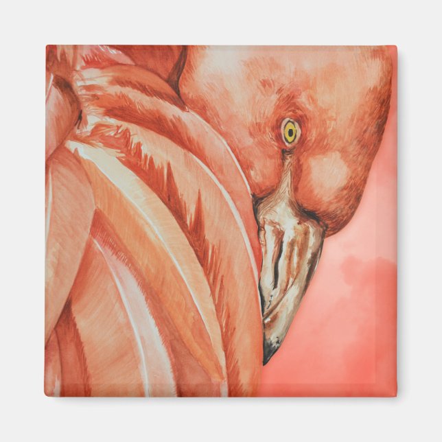 Aimant Flamant rose (Devant)