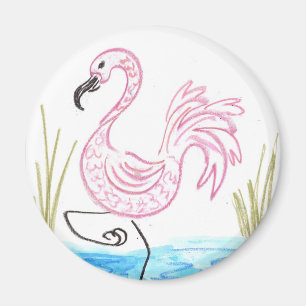 Aimant Flamant Rose #13