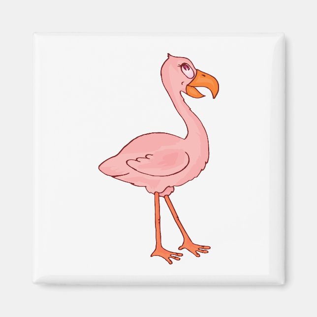 Aimant Flamant rose Faye (Devant)