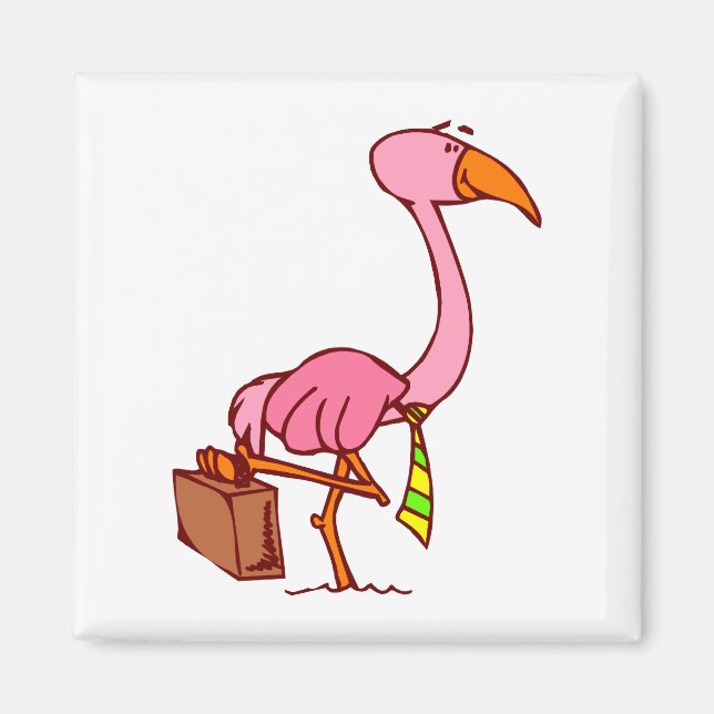 Aimant Flamant rose Felix (Devant)