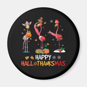 Aimant Flamant rose Flamant rose des femmes Joyeux Hall