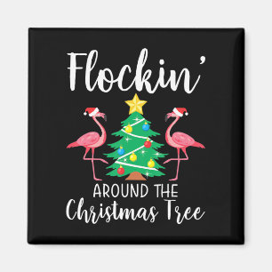 Aimant Flamant rose   Flockin autour du Flamant rose de l