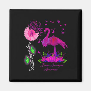 Aimant Flamant rose Foi Espérance Amour Cerveau Aneurie S