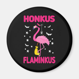 Aimant Flamingo  Honkus Flaminkus Venin Halloween Flaming