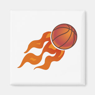 Aimant Flammes de basket