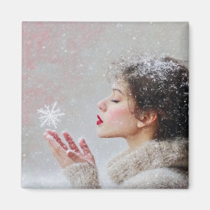 Aimant Flammes de neige