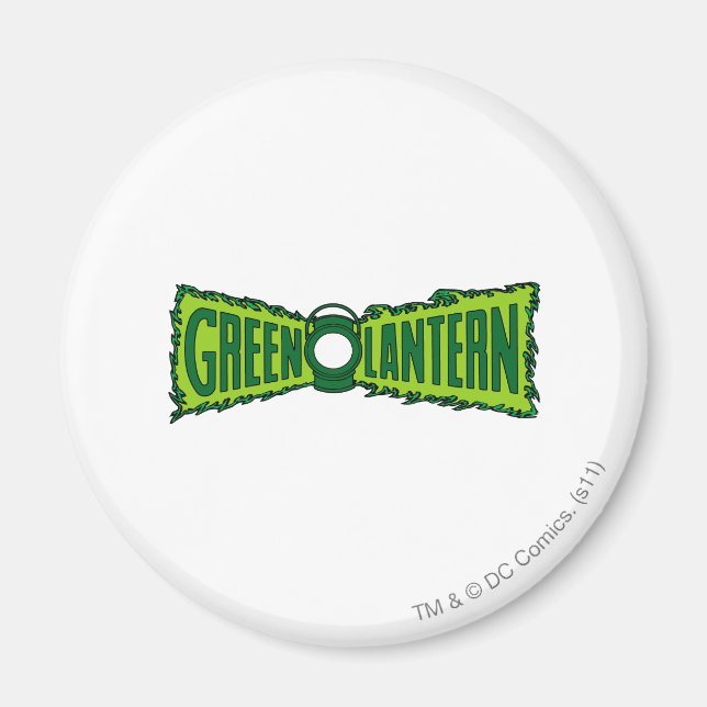 Aimant Flammes du logo vert (Devant)