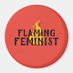 Aimant Flammes féministes flamboyantes RBG Flames 20