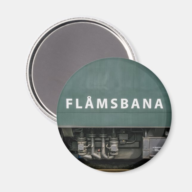 Aimant Flamsbana Norvège Souvenir (Recto/Verso)