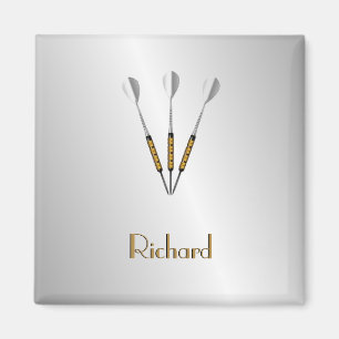 Aimant Fléchettes Personnalisées / Monogramme