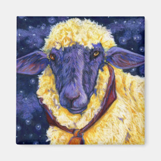 Aimant Fleece On Earth - Etonnant Night Sheep