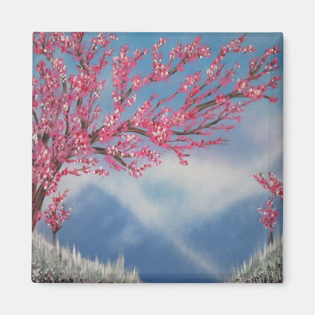 Aimant Fleur de cerise (Devant)