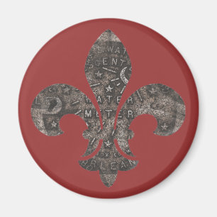 Aimant Fleur De Lis