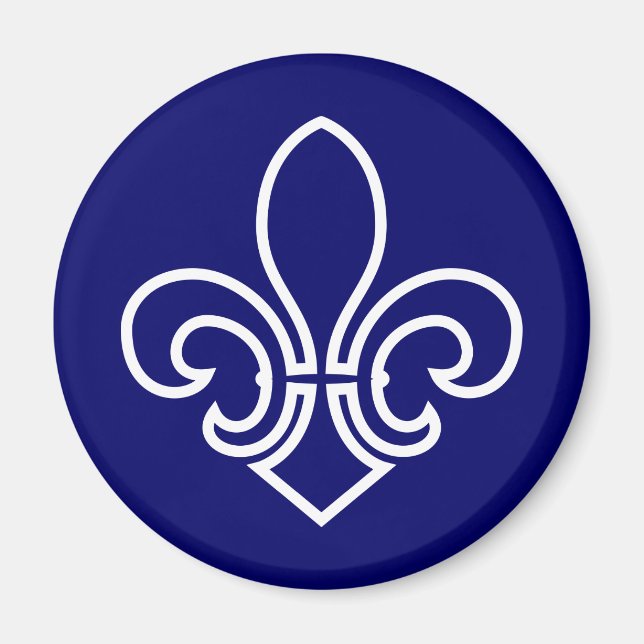 Aimant Fleur de Lis (Devant)
