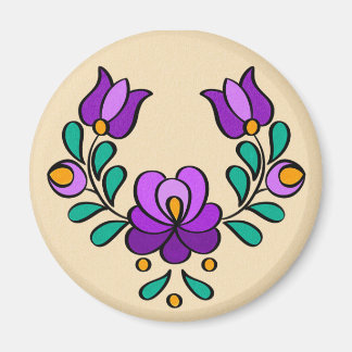 Aimant fleur folklorique hongroise