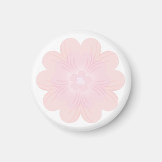 Aimant Fleur Graphique Rose Pâle Pastel
