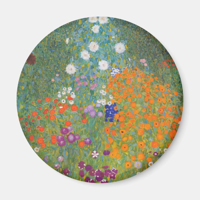 Aimant fleur+jardin+klimt+gustav+cottage (Devant)