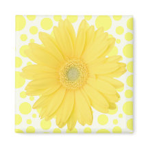 Aimant Fleur Jaune