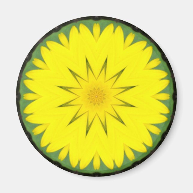 Aimant Fleur Mandala 03 (Devant)
