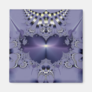 Aimant Fleur violette
