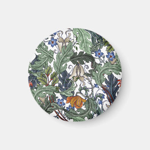 Aimant Fleurs, art déco, moderne, sans soudure.