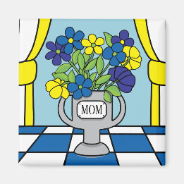 Aimant Fleurs dans un Vase