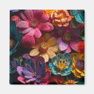 Aimant Fleurs d'art