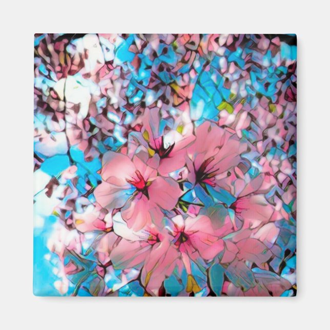 Aimant Fleurs de cerisiers (Devant)