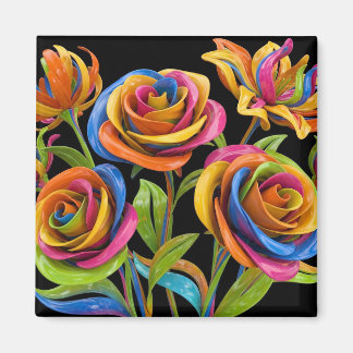 Aimant Fleurs de l'esprit