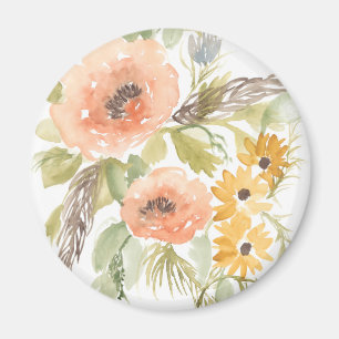 Aimant Fleurs D'Été Fin I