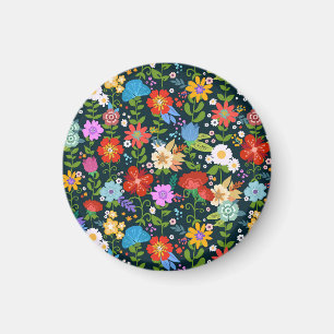 Aimant Fleurs Ditsy Seamless Motif-20210