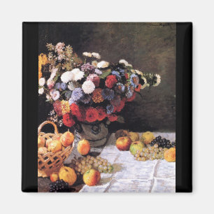 Aimant Fleurs et fruits par Claude Monet