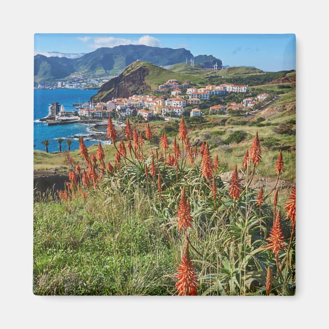 Aimant Fleurs | Madeira Island Portugal (Devant)