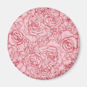 Aimant Fleurs Motif 14