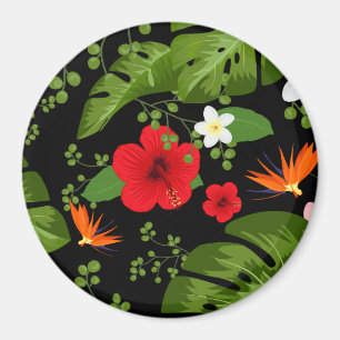 Aimant Fleurs tropicales Arrière - plan 4