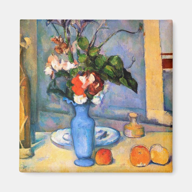 Aimant Fleurs Vase Bleues, Paul Cezanne (Devant)