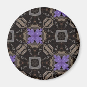 Aimant Fleurs violettes