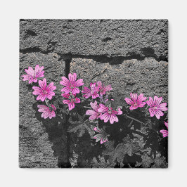 Aimant Fleurs violettes