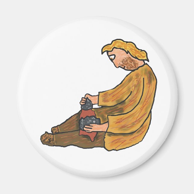 Aimant Flint Knapping (Devant)