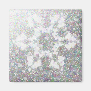 Aimant Flocon de neige impressionniste