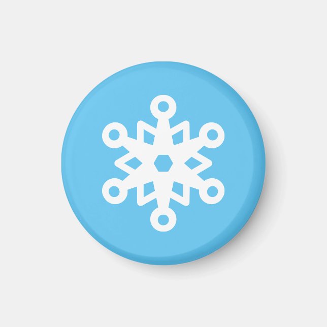 Aimant Flocon de neige mignon (Devant)