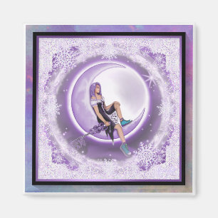 Aimant Flocon de neige pourpre