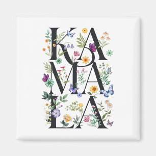Aimant Floral Kamala Botanical Kamala Harris 2024 Madame