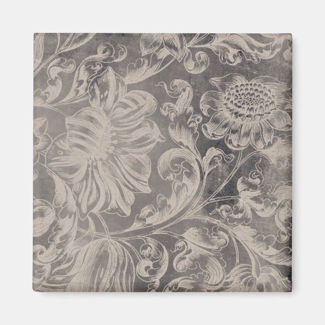 Aimant Floral vieilli (Devant)