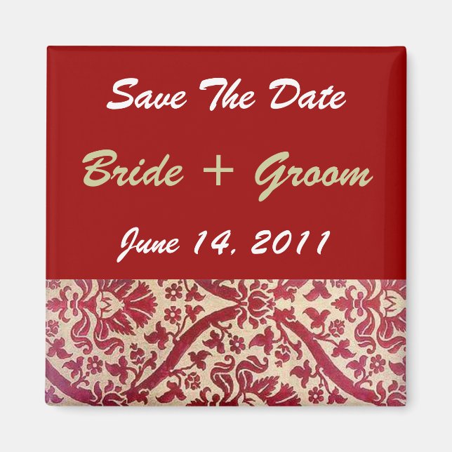 Aimant Flore rouge (Devant)