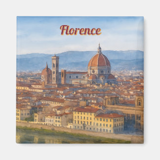 Aimant Florence Aquarelle Skyline