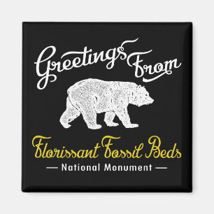 Aimant Florissant Fossil Beds Monument National Ours