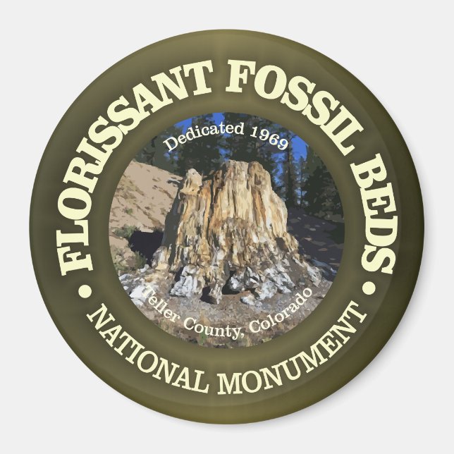 Aimant Florissant Fossil Beds (NM) (Devant)
