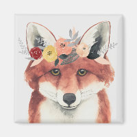 Flower Crown Forester Fox